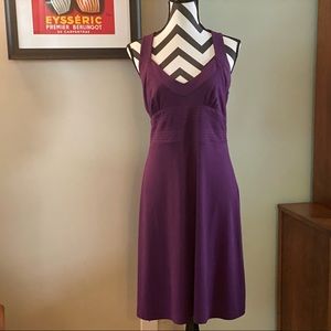 Banana Republic purple halter dress